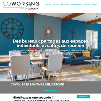 création site espace coworking, Cavaillon, Le Pontet, L'Isle sur la Sorgue