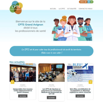 Création du site de la CPTS Grand Avignon