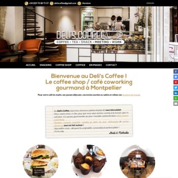 création site coffee shop Hérault