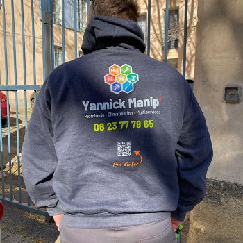 Personnalisation de vêtements pour un artisan