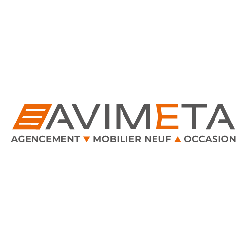 relookage de logo, refonte de logo, avimeta, agencement de magasin, mobilier neuf, mobilier d'occasion