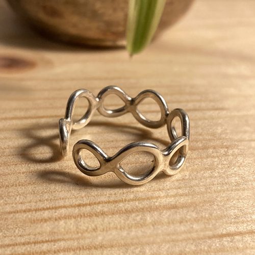 Bague infini en argent